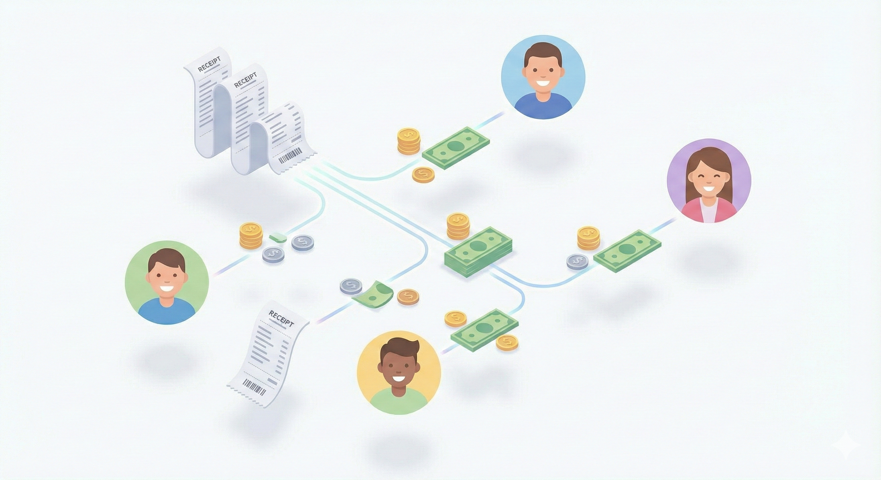 面倒な割り勘も自動化